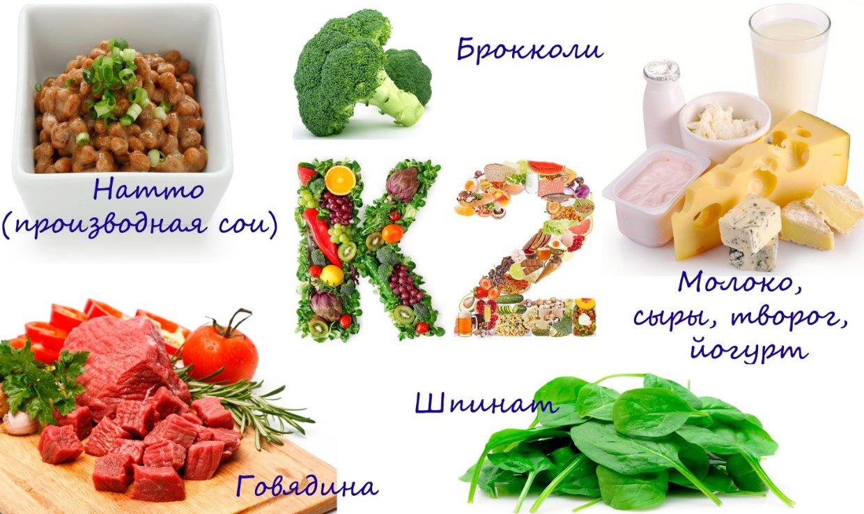 Витамин к2 в каких продуктах содержится